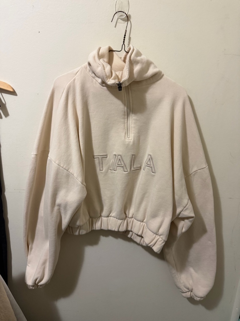 TALA Doze half-zip cropped sweatshirt - Picture 2 of 6